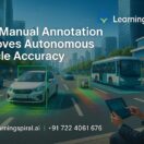 High-quality manual data annotation improving autonomous vehicle perception and object detection accuracy for machine learning and computer vision models.