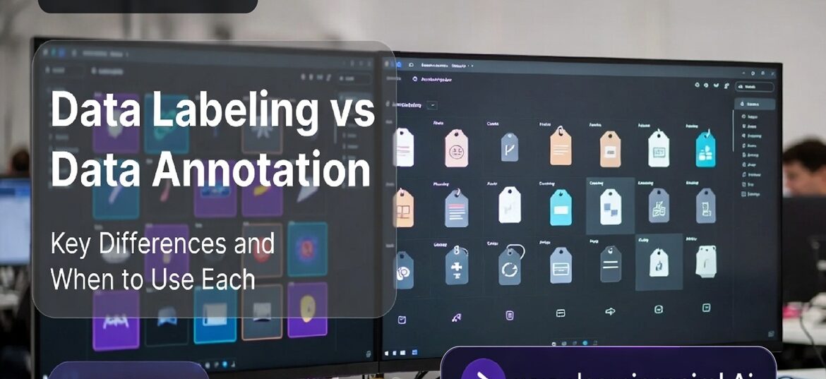 Data Labeling vs Data Annotation differences for AI training data