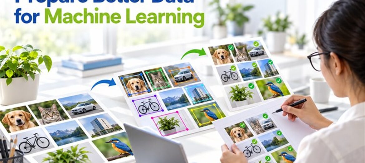 Dataset for Machine Learning showing data preparation, annotation and AI training data quality assurance.